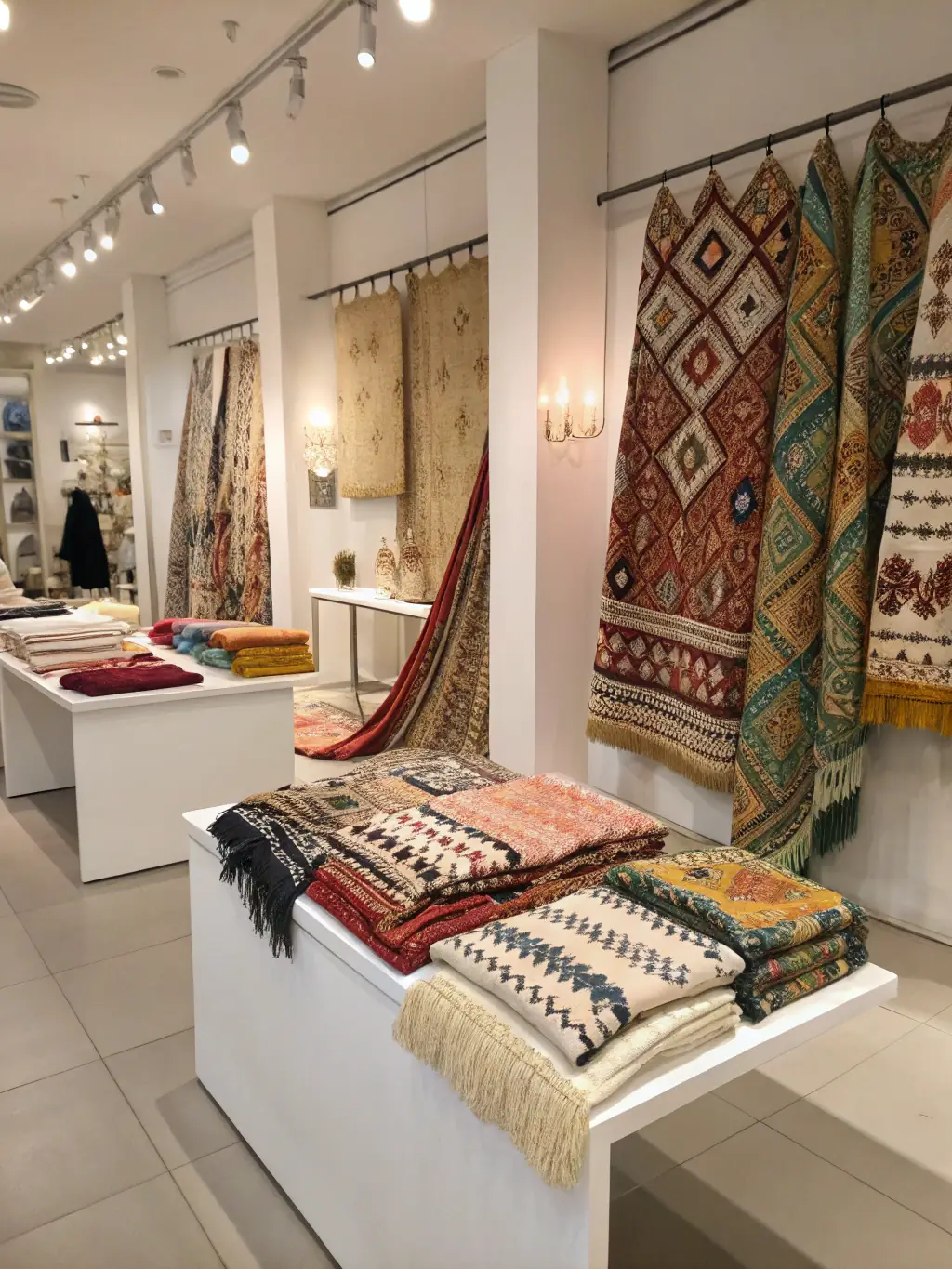 An image showcasing a variety of woven fabrics with different textures and colors, representing the diverse range of textile solutions offered by Grupo Martex.