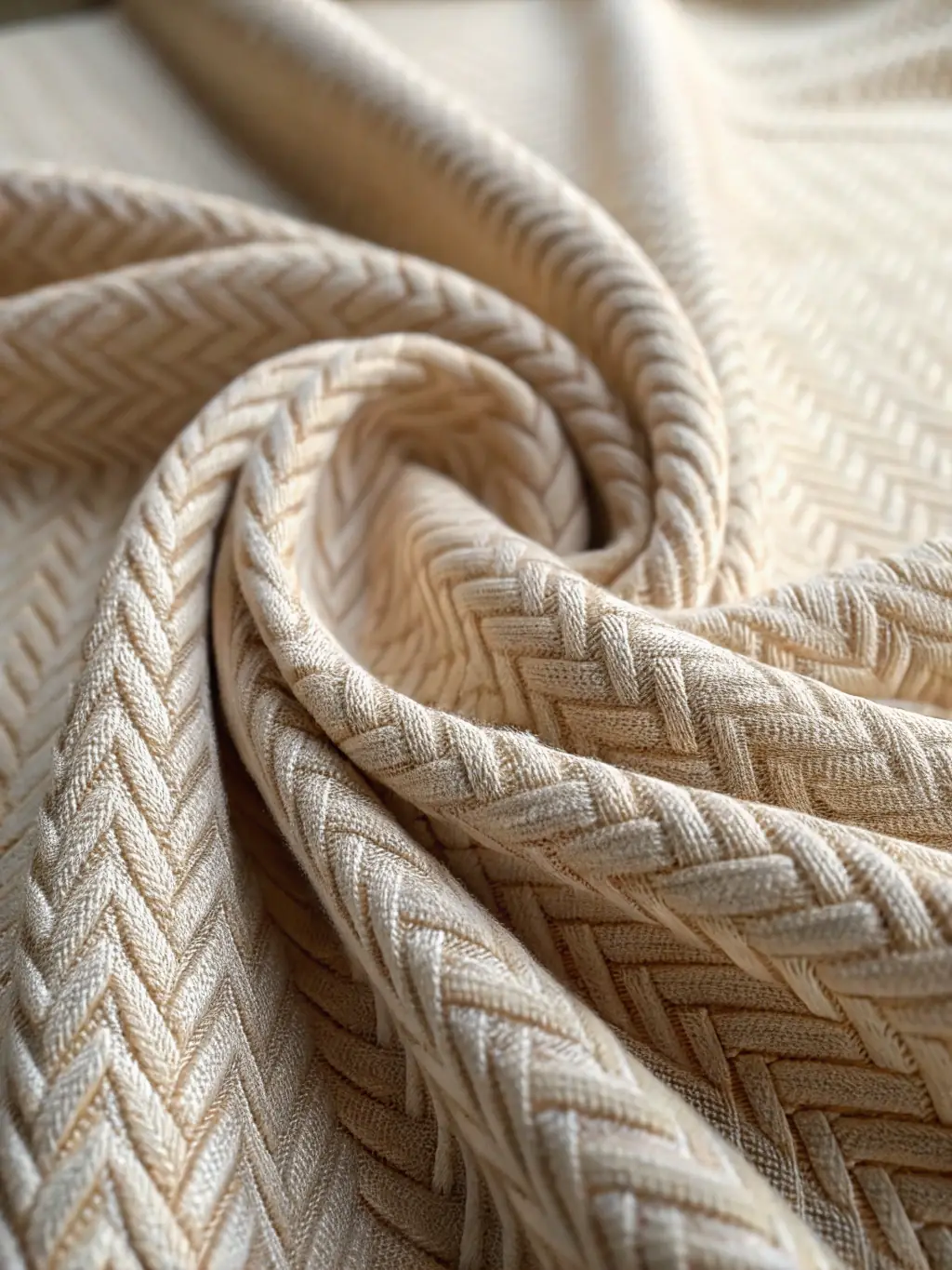 An image featuring a close-up of technical textiles used in industrial applications, showcasing their durability and specialized properties.